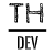 Personal logo icon-'TH DEV'